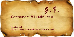 Gerstner Viktória névjegykártya